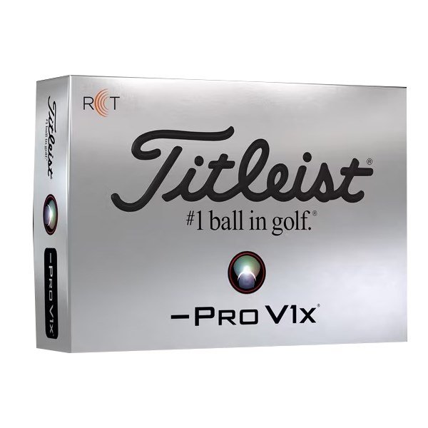 Titleist Pro V1x Left Dash RCT Golf Balls (12 Balls)