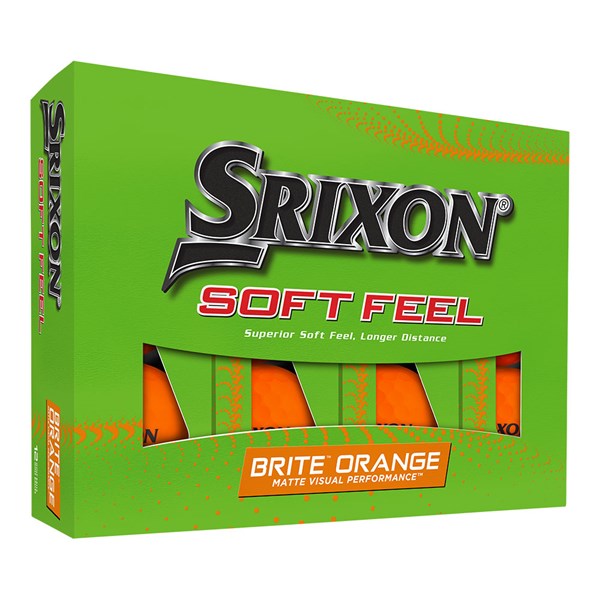 Srixon Soft Feel Brite Orange Golf Balls (12 Balls)