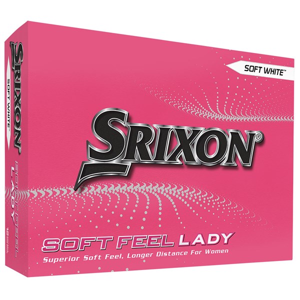 Srixon Ladies Soft Feel White Golf Balls (12 Balls)
