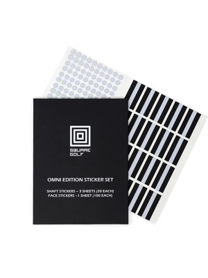 Square Golf Omni Club Stickers