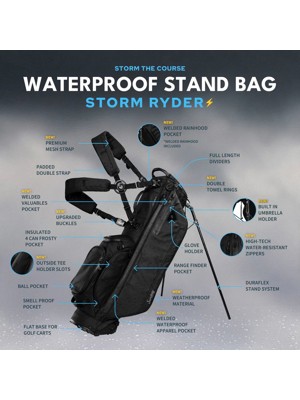 Sunday Golf Storm Ryder Waterproof Stand Bag