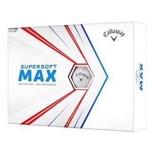 Logo Overrun - Callaway Supersoft Max White Golf Balls