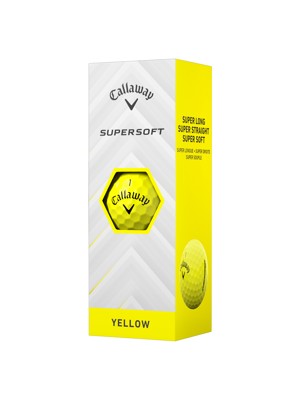 Callaway SuperSoft Yellow Golf Balls (12 Balls)