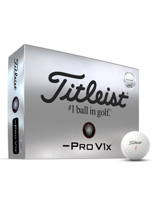 Titleist Pro V1x Left Dash AIM Performance Golf Balls (12 Balls) - Prior Gen