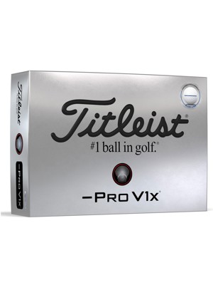 Titleist Pro V1x Left Dash AIM Performance Golf Balls (12 Balls) - Prior Gen