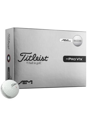 Titleist Pro V1x Left Dash AIM Enhanced Golf Balls (24 Balls)