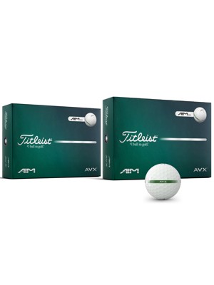 Titleist AVX AIM 360 White Golf Balls (24 Balls)