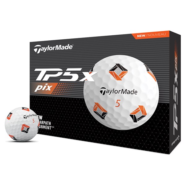 TaylorMade TP5x Pix Golf Balls (12 Balls) 2024