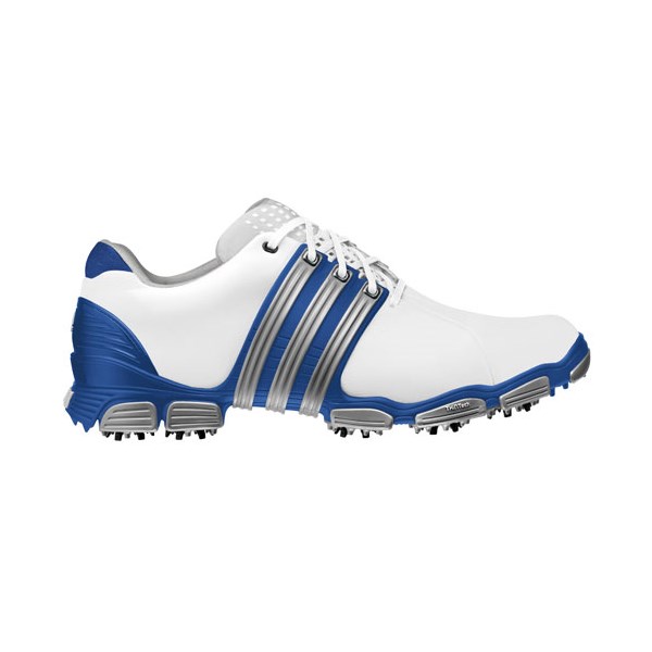 adidas Tour 360 4.0 Golf Shoes (White/Deep/Tin Metallic)