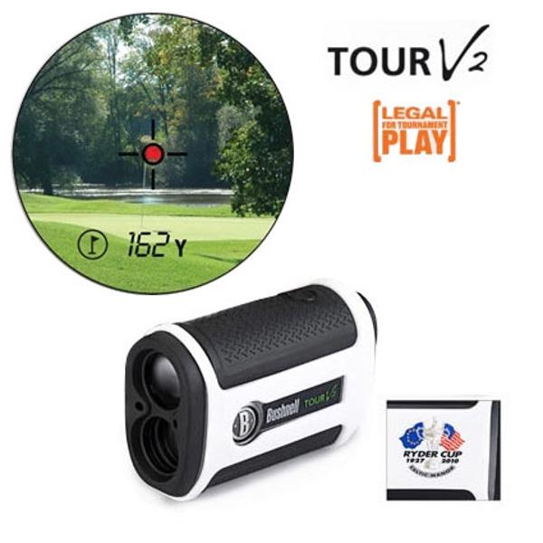 Bushnell Tour V2 Laser Rangefinder Ryder Cup Edition Pinseeker Technology