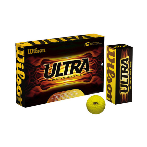Wilson Ultra Ultimate Distance Yellow balls 15 Pack