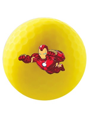 Volvik Marvel Iron Man Golf Ball & Marker Gift Set (4 Ball Pack)