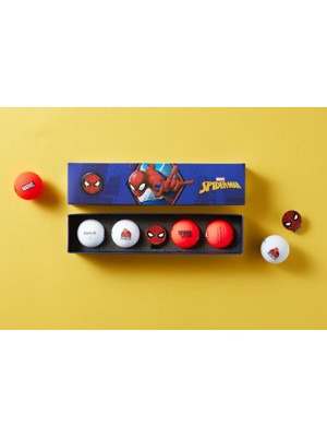 Volvik Marvel Spiderman Golf Ball & Marker Gift Set (4 Ball Pack)