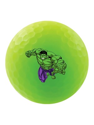 Volvik Marvel Hulk Golf Ball & Marker Gift Set (4 Ball Pack)