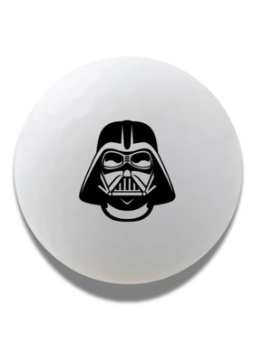 Volvik Vivid Soft Star Wars Darth Vader Golf Ball & Marker Gift Set (6 Balls)