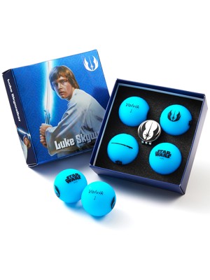 Volvik Vivid Soft Star Wars Luke Sky Walker Golf Ball & Marker Gift Pack (4 Balls)