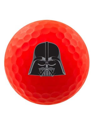 Volvik Vivid Soft Star Wars Darth Vader Golf Ball & Marker Gift Set (4 Balls)
