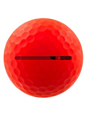 Volvik Vivid Soft Star Wars Darth Vader Golf Ball & Marker Gift Set (4 Balls)