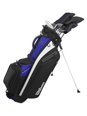 Wilson Mens Player Fit Premium Complete Golf Set (Steel/Graphite)