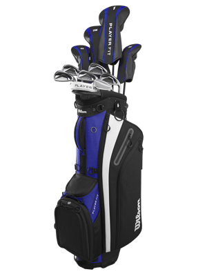 Wilson Mens Player Fit Premium Complete Golf Set (Graphite Shaft)