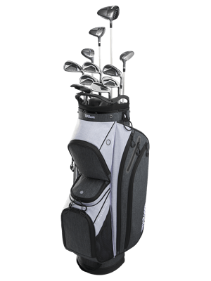 Wilson Ladies Player Fit Premium Complete Golf Set (Graphite Shaft)