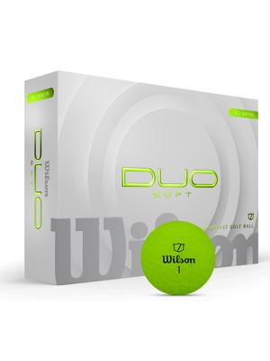 Wilson Duo Soft Green Golf Balls (12 Balls)