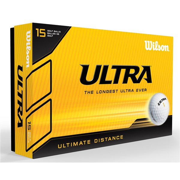 Wilson Ultra Ultimate Distance Golf Balls (15 Balls)