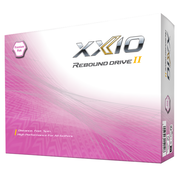 XXIO Rebound Drive 2 Pink Golf Balls (12 Balls)