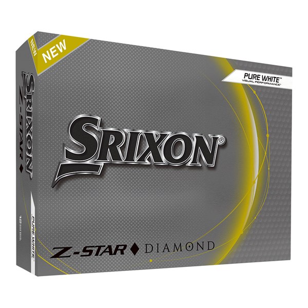Srixon Z-Star Diamond Golf Pure White Balls (12 Balls) 2023