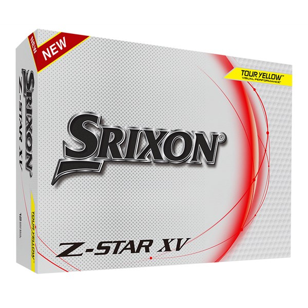 Srixon Z-Star XV Tour Yellow Golf Balls (12 Balls) 2023