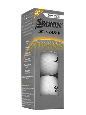 Srixon Z-Star Diamond Pure White Golf Balls (12 Balls)