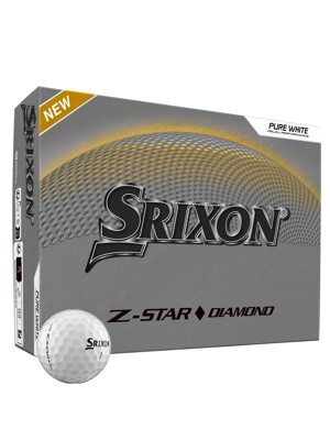 Srixon Z-Star Diamond Pure White Golf Balls (12 Balls)