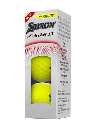 Srixon Z-Star XV Tour Yellow Golf Balls (12 Balls)