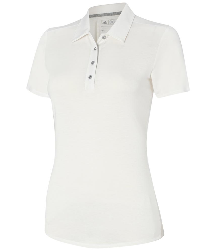 adidas Ladies Climalite Essentials Heather Polo Shirt