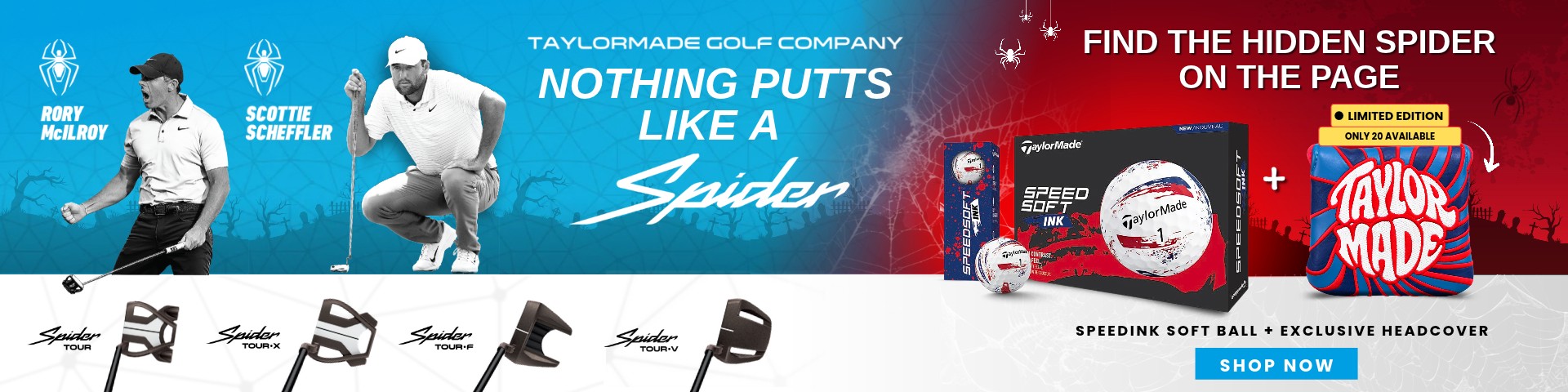 Banner taylormade-spider-putters