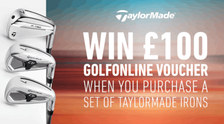 TaylorMade Irons Offer: Win a £100 GolfOnline Voucher