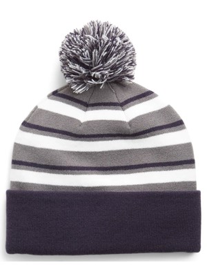 Puma Mens WRMLBL Stripe Pom Beanie