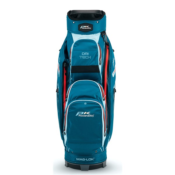 02 2024 powakaddy dri tech cart bag range blue red