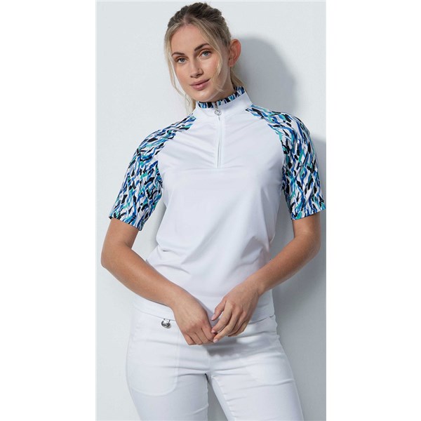 Daily Sports Ladies Novara Half Neck Zipped Polo Shirt