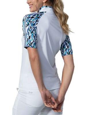 Daily Sports Ladies Novara Half Neck Zipped Polo Shirt