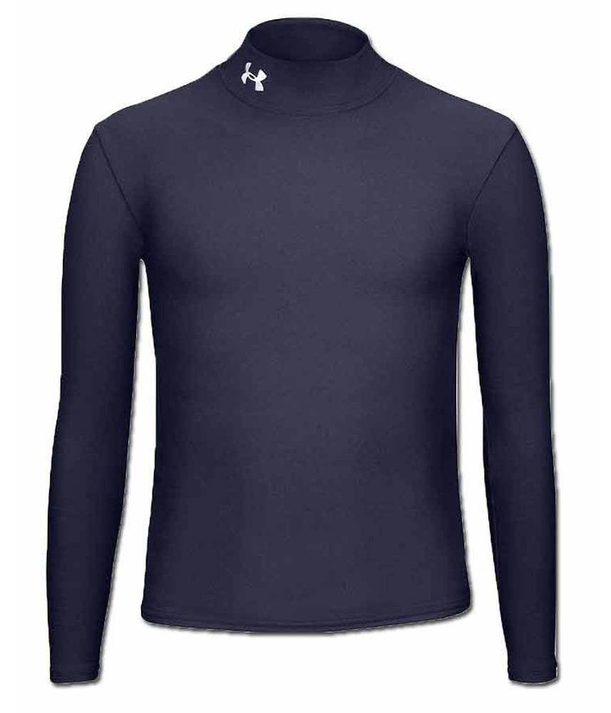 Under Armour Junior Boys ColdGear Compression Mock Baselayer 2014