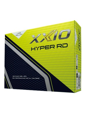 XXIO Hyper RD Premium Lime Yellow Golf Balls (12 Balls)