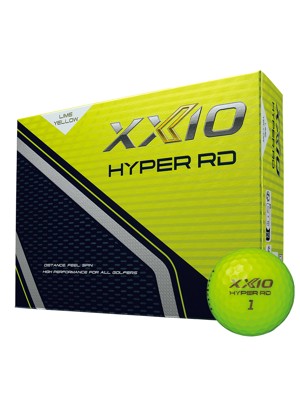 XXIO Hyper RD Premium Lime Yellow Golf Balls (12 Balls)