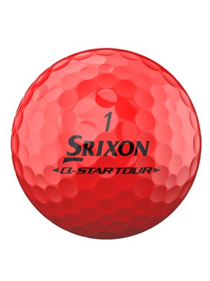 Srixon Q-Star Tour Divide 2 Yellow/Red Golf Balls (12 Balls)
