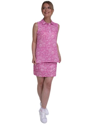 Pure Golf Ladies Rise Sleeveless Polo Shirt