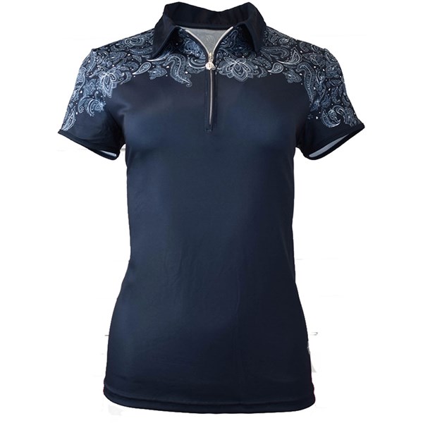 Pure Golf Ladies Trinity Cap Sleeve Polo Shirt