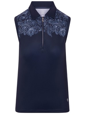 Pure Golf Ladies Trinity Sleeveless Polo Shirt