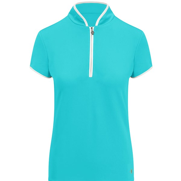 Pure Golf Ladies Bloom Cap Sleeve Polo Shirt