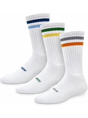 FootJoy Mens ComfortSof Crew Socks (3 Pairs)