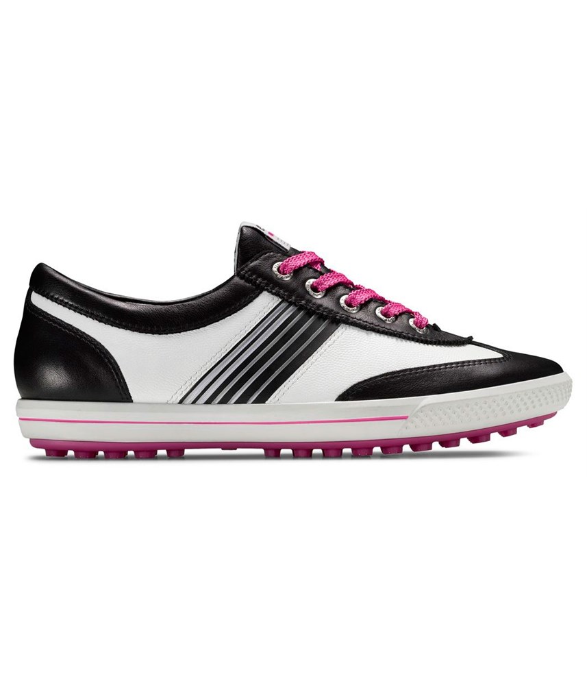 Ecco Ladies Golf Street Hydromax Shoes (Black/Candy) 2013 - Golfonline